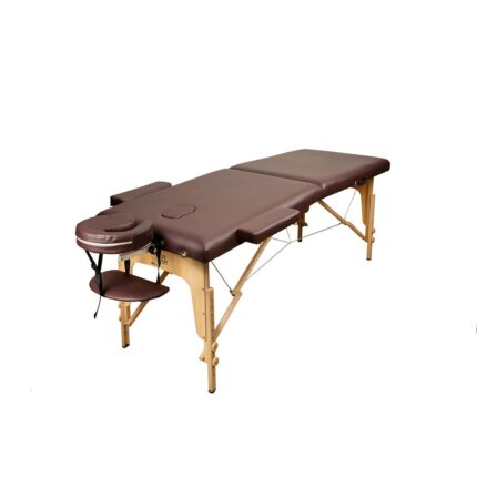 Массажный стол Atlas Sport складной 2-с деревянный 60 см (коричневый)
