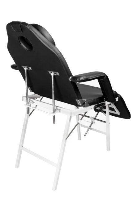 Косметологическое кресло RS BodyFit, черное вид сзади